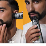 Braun Series 7 BT7420 - Recortadora de barba profesional para hombre, 40 ajustes de longitud, herramientas de barbería, base de carga, estuche de viaje, plantilla de barba, batería