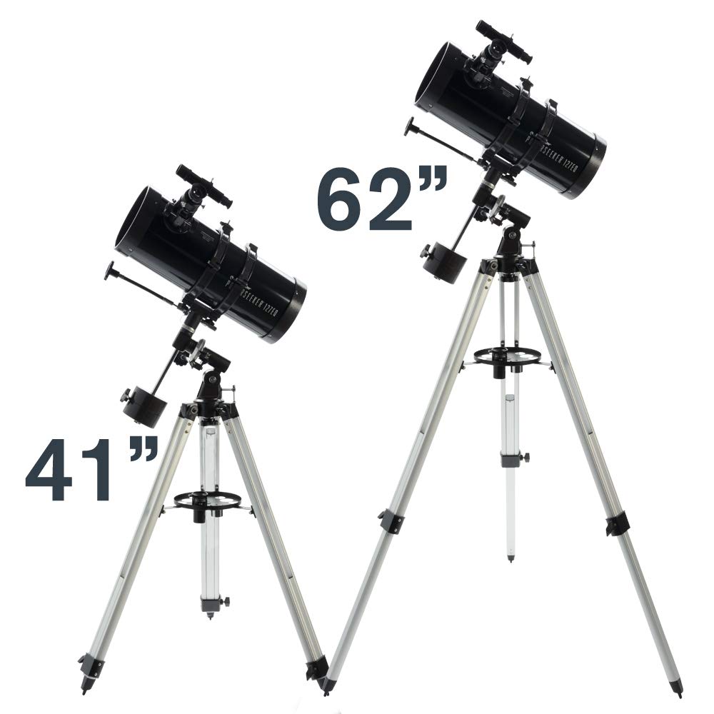 Celestron 21049 Power Seeker 127EQ Telescopio Reflector, Negro