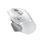 Logitech G G502 X LIGHTSPEED Ratón inalámbrico para Gaming - Ratón óptico con interruptores óptico-mecánicos híbridos LIGHTFORCE, sensor HERO 25K, compatible con PC - macOS/Windows - Blanco