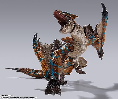 BANDAI TAMASHII Nations - Monster Hunter Rise - Tigrex, Spirits S.H.MonsterArts Figura de acción