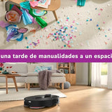Bosch - Robot Spotless MAX CAM, BCRDW3BX, aspira y friega, Potencia 11.000 Pa, Almohadillas giratorias, estación Seca-húmeda, Visión Inteligente por luz estructurada, Cámara, Home Connect App, Negro