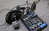 Xvive U4 Wireless In Ear Monitor, Sistema inalámbrico Profesional para monitorización de Auriculares in-Ear, Compuesto por 1 emisor y 1 Receptor