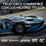 Logitech G G923 Racing Wheel and Pedals, Force Feedback TRUEFORCE,1.000 Hz, respuesta eficaz, control de salida de doble embrague, volante auténtico, para PS5, PS4, PC, Mac - Negro