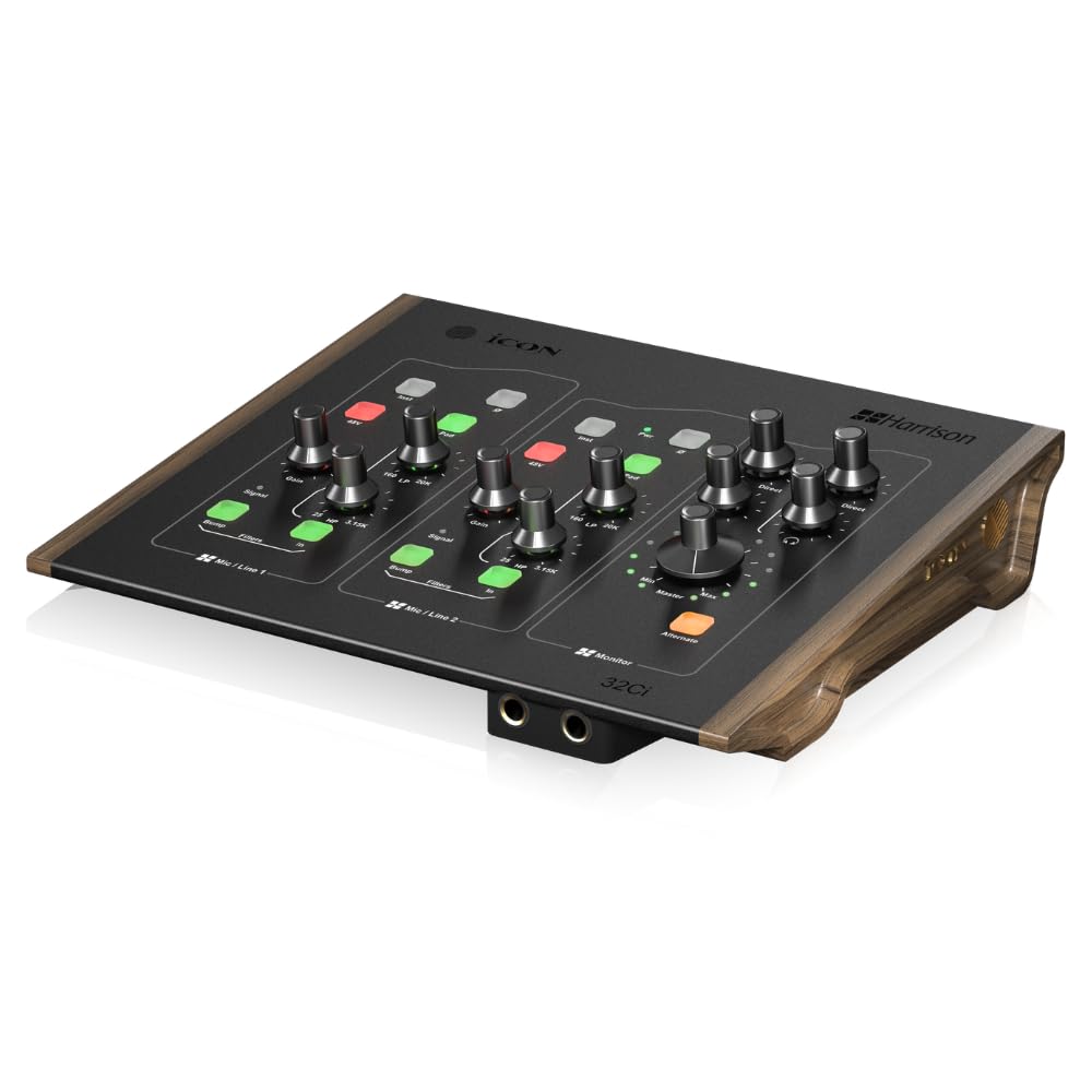 iCON Interfaz de audio USB 32Ci con Harrison MicPreamps