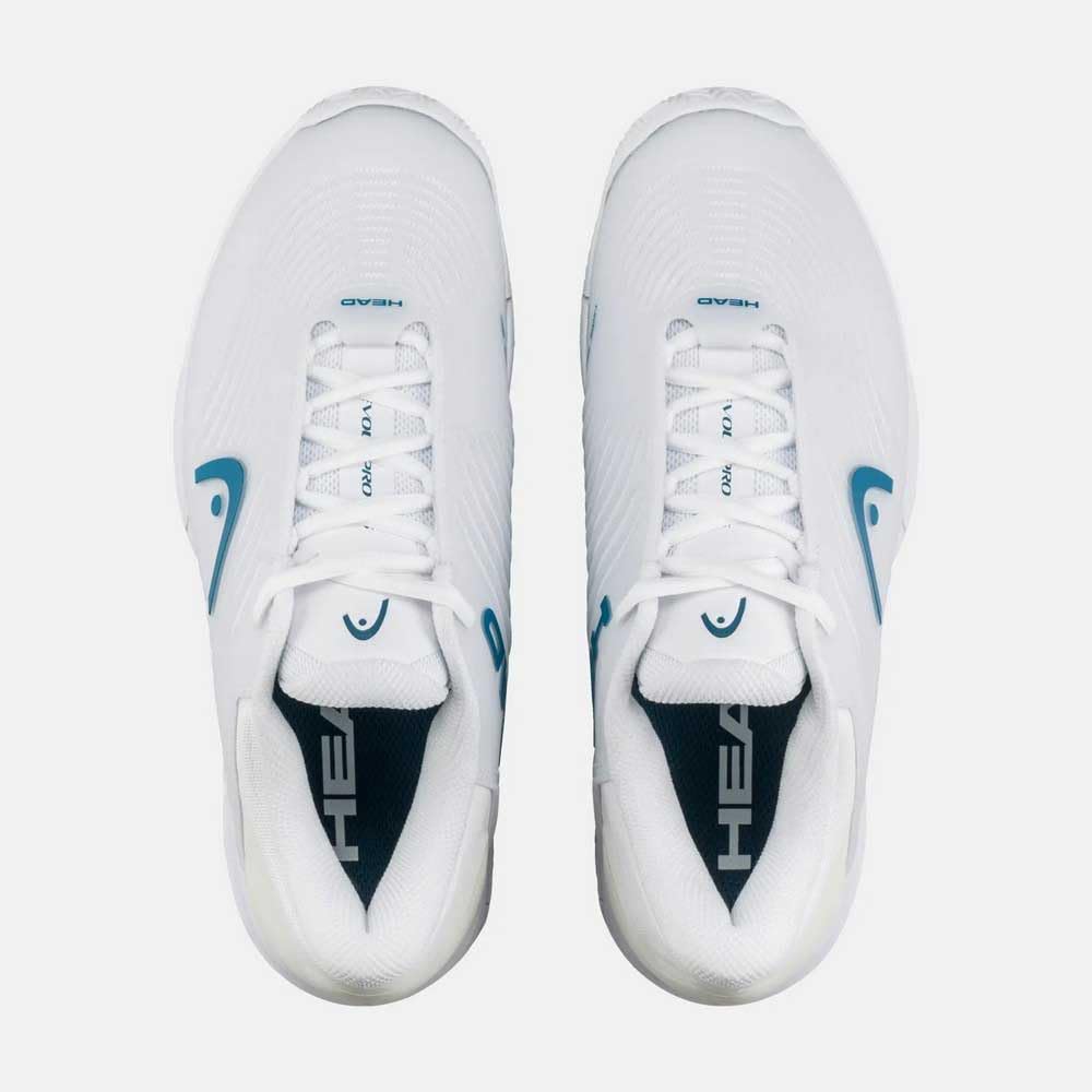 HEAD Revolt Pro 4.5 Clay Women, Zapatillas de Tenis Mujeres, White Twilight Blue, 39 UE