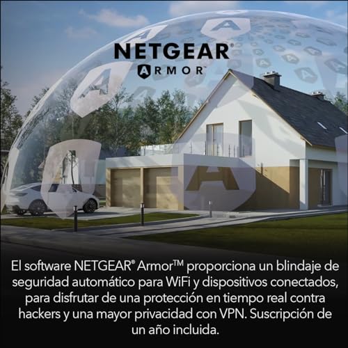NETGEAR Nighthawk Router WiFi 6 RAX70 | inalámbrico AX6600 (hasta 6, 6 Gbps) |Gaming Compatible con la PS5