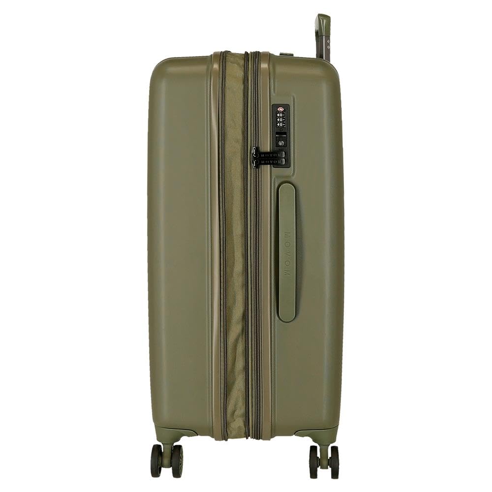 Joumma Star Wars Green Juego de Maletas Verde 55/65 cms rígida 6,8 kgs Cierre TSA Integrado ABS 6,8 kgs 109L Extensible Equipaje de Mano