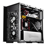 Silverstone SST-LD01B Lucid Serie Mini Tower Micro ATX - Caja para Ordenador (3 Paneles Laterales de Cristal Templado)