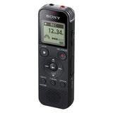 Sony ICD-PX470 - Grabadora de voz digital con 4 GB, USB, ranura micro SD y grabación mp3 y PCM lineal, Negro, Estándar