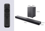 TCL Barra de Sonido S55HE 2.1, 220 vatios, Cine en casa, expansión de Sonido, Dolby Atmos, DTS Virtual:X, Barra de Sonido con subwoofer, Mando a Distancia único, Bluetooth 5.3, HDMI, USB
