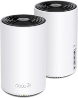 TP-Link Deco XE75 WiFi AI Mesh AXE5400 Mbps, WiFi 6E, 6GHz, Triple Banda Real, Cobertura WiFi de 510㎡, 3 x Puerto Gigabit, Fácil Instalación, hasta 200 Dispositivos, Protección HomeShield