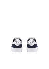 Armani Exchange Seattle, Detalles de Gamuza, Logotipo Bordado, Zapatillas Hombre, Grey Navy, 40 EU
