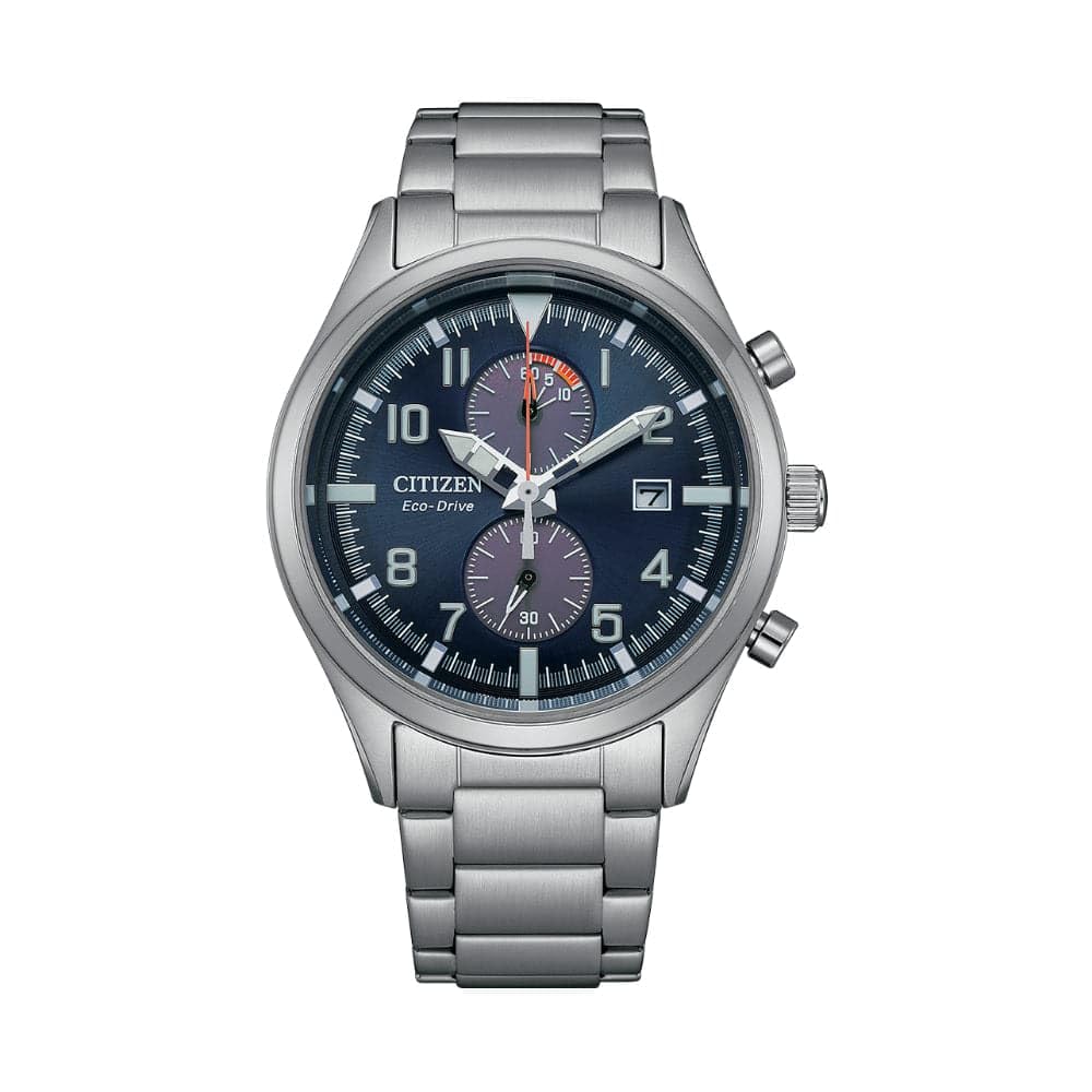 Citizen Reloj Cronógrafo para Hombres de Cuarzo japonés con Correa en Acero Inoxidable CA7028-81L