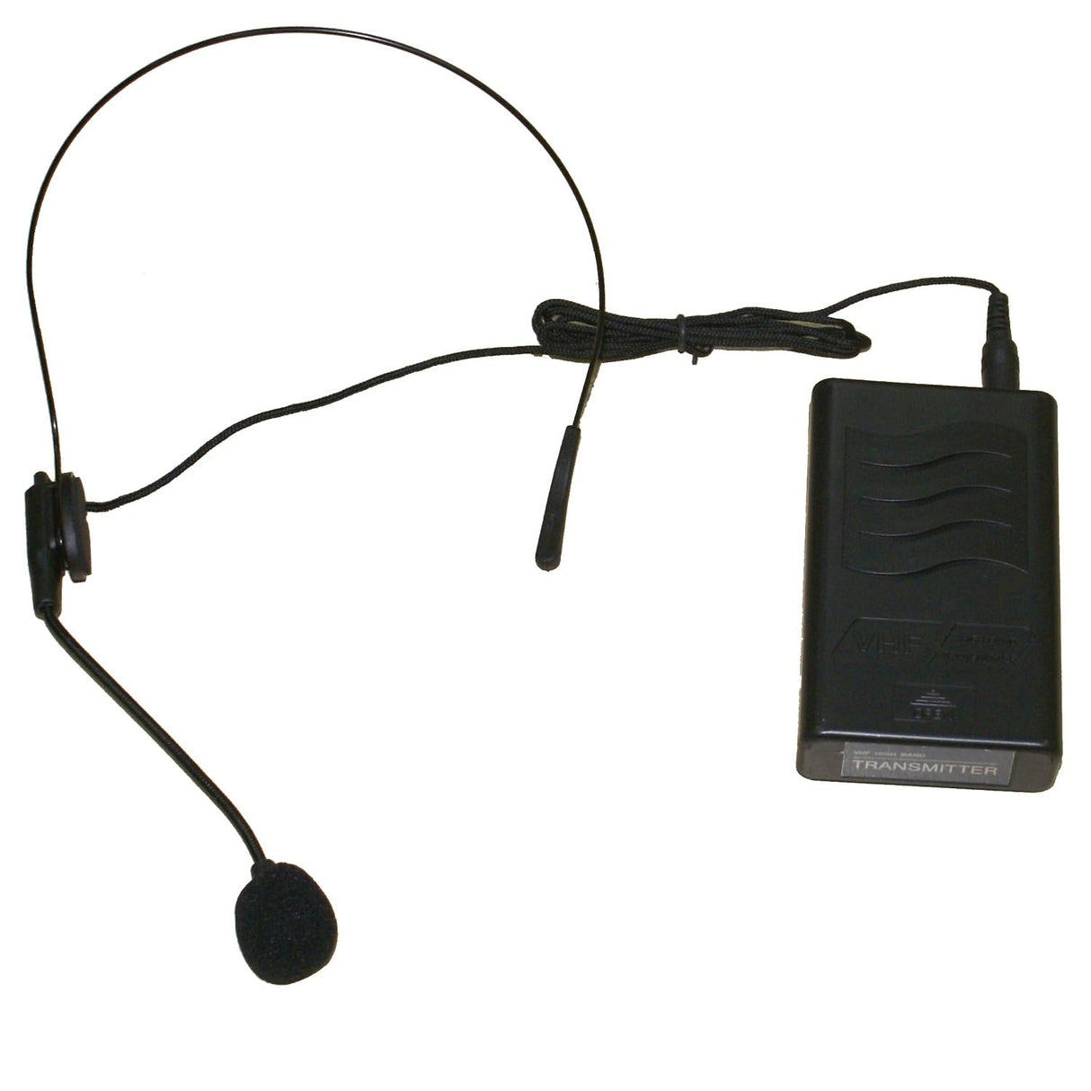 Ibiza - VHF2H - Sistema de microfonía inalámbrica con 1 micrófono de Mano VHF, 1 micrófono de Diadema VHF y 1 Receptor - 2 Canales 203.5 & 207.5MHz - Negro