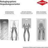Knipex Alicate autoajustable para crimpar punteras huecas de acceso lateral bruñido, con fundas multicomponentes 180 mm (cartulina autoservicio/blíster) 97 53 04 SB