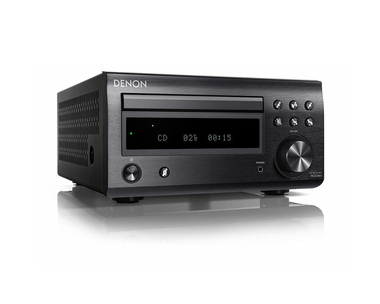 Denon D-M41 - Microcadena con lector de CD y Bluetooth, color Negro