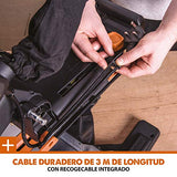 Evolution Power Tools R255SMS Sierra ingletadora Deslizante multimaterial, con Paquete Plus, Corta acero dulce, aluminio, plástico, madera con clavos incrustados 230 V, 255 mm