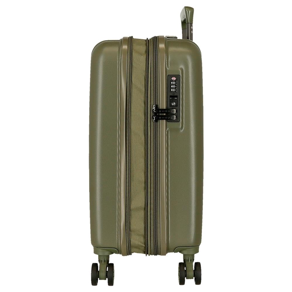 Joumma Star Wars Green Maleta de Cabina Verde 40x55x20 cms rígida 2,8 kgs Cierre TSA Integrado ABS 2,8 kgs 37L Extensible Equipaje de Mano