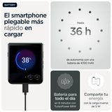 Motorola rarz 60 Ultra, 32GB (16GB+16GB RAM Boost)/512GB Scarab, Sistema de cámaras de 50MP con Moto ai, batería 4500 mAh, cárga rápida de 68W, Snapdragon 8 Elite, + Moto Tag