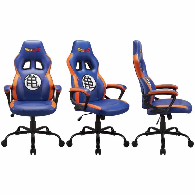 Subsonic Dragon Ball Z Silla de Metal para Videojuegos, Azul