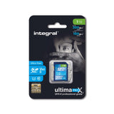 Integral Tarjeta SD de 1TB UHS-II V60 con velocidades de Lectura de hasta 300 MB/s y velocidades de Escritura de 150 MB/s. Tarjeta de Memoria de Alta Velocidad Profesional SDXC