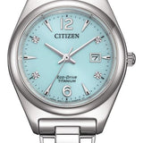 CITIZEN Reloj Analógico para Mujeres de con Correa en Titanio EW2601-81M