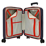 Reebok Roxbury Juego de Maletas Azul 55/70 cms Rígida ABS Cierre TSA Integrado 119,4L 6 kgs 4 Ruedas Dobles Equipaje de Mano