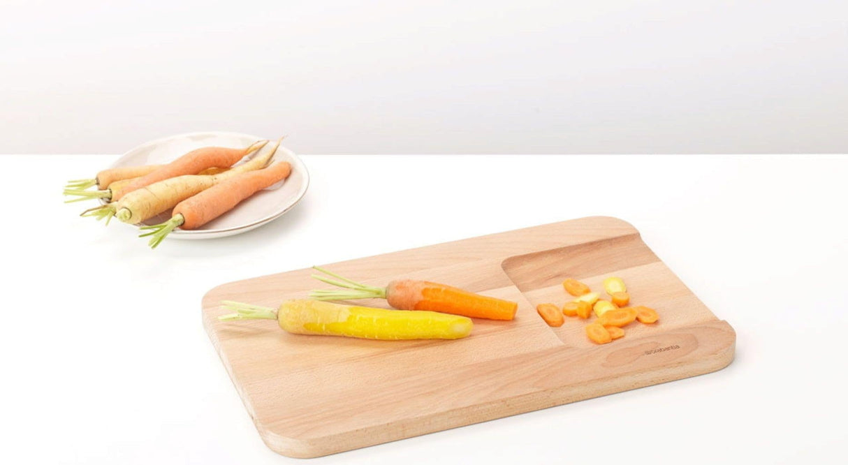 Brabantia Juego de Tablas de Cortar de Madera, marrón