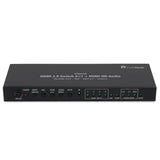 FeinTech VSW04202 HDMI 2.0 Switch Conmutador (4 entradas, 1 Salida + 1 Salida de Audio HD 7.1 Dolby Atmos 4K 60 Hz HDR)