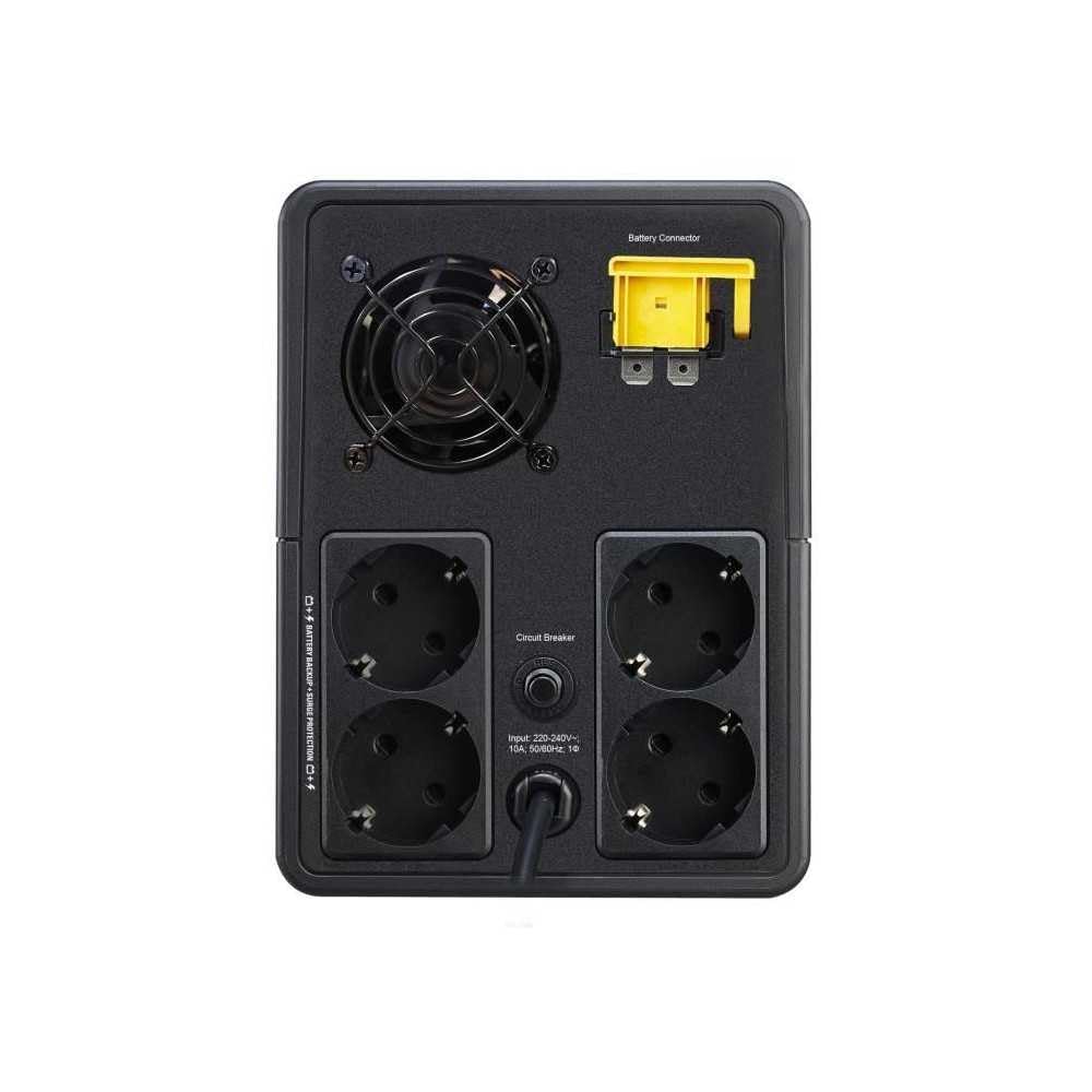 APC by Schneider Electric, APC Easy UPS BVX, BVX2200LI-GR, Sistema de Alimentación Ininterrumpida SAI, Color Negro, 2200 VA / 1200 Watt