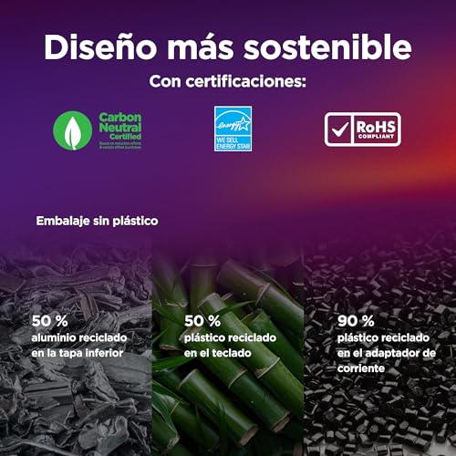 Lenovo Yoga Slim 7 Gen 10 – Ordenador Portátil IA Aura Edition - 14''OLED 2.8K (Intel Core Ultra 7 258V, Intel AI Boost 47 Tops, 32GB RAM, 1TB SSD, Win11 Home, Copilot+ PC) QWERTY Español, Seashell