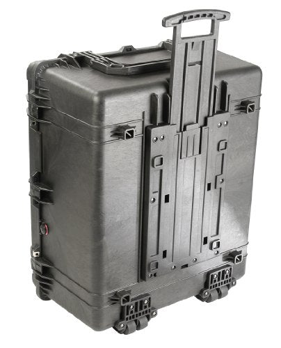 PELI 1690 Maleta de Transporte Robusta y estanca para Equipos electrónicos y ópticos, IP67 estanca e Impermeable al Polvo, 191L de Capacidad, Fabricada en EE.UU., sin Espuma, Color Negro