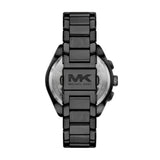 Michael Kors Reloj Accelerator 2 para Hombre, Movimiento cronógrafo de Cuarzo con Correa de Acero Inoxidable, Negro y Dorado