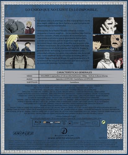 Fullmetal Alchemist Brotherhood Box 2 (Episodios 27 A 50) [Bluray] [Blu-ray]