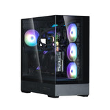 ZALMAN P40 Prism - Carcasa para Ordenador (Torre Media), Color Negro