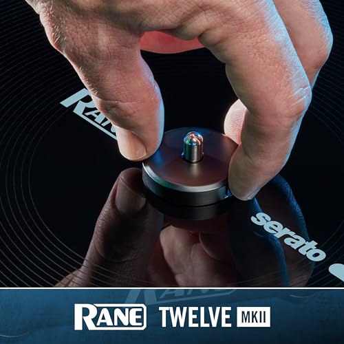 RANE Twelve MKII - Controlador DJ Midi Motorizado, Giradiscos de 12’’ Estilo Vinilo con Control DVS y USB Midi para Traktor, Virtual DJ & Serato DJ