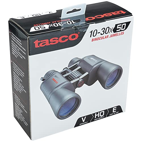 Prismáticos Tasco Essentials Porro 10-30x50
