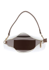 Valentino Alexia Hobo Bag Bianco/Cuoio