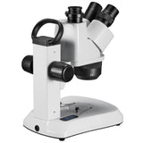 Bresser Microscopio estereoscópico trinocular Analyth STR Trino 10x - 40x con luz LED Regulable separada y asa de Transporte para Uso móvil