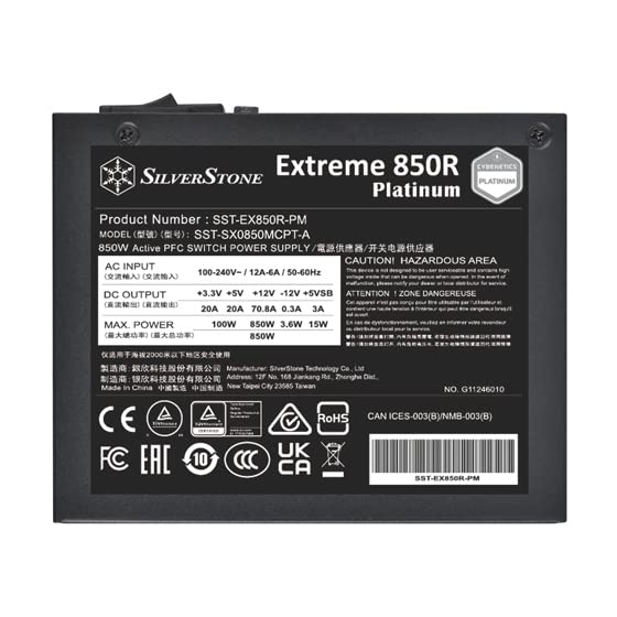 SilvStone SST-EX850R-PM 850W SFX 40 SST-EX850R-PM