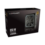 LC-Power PSU LC6850M V2.31 850W 80+ Oro Adaptador e inversor de Corriente