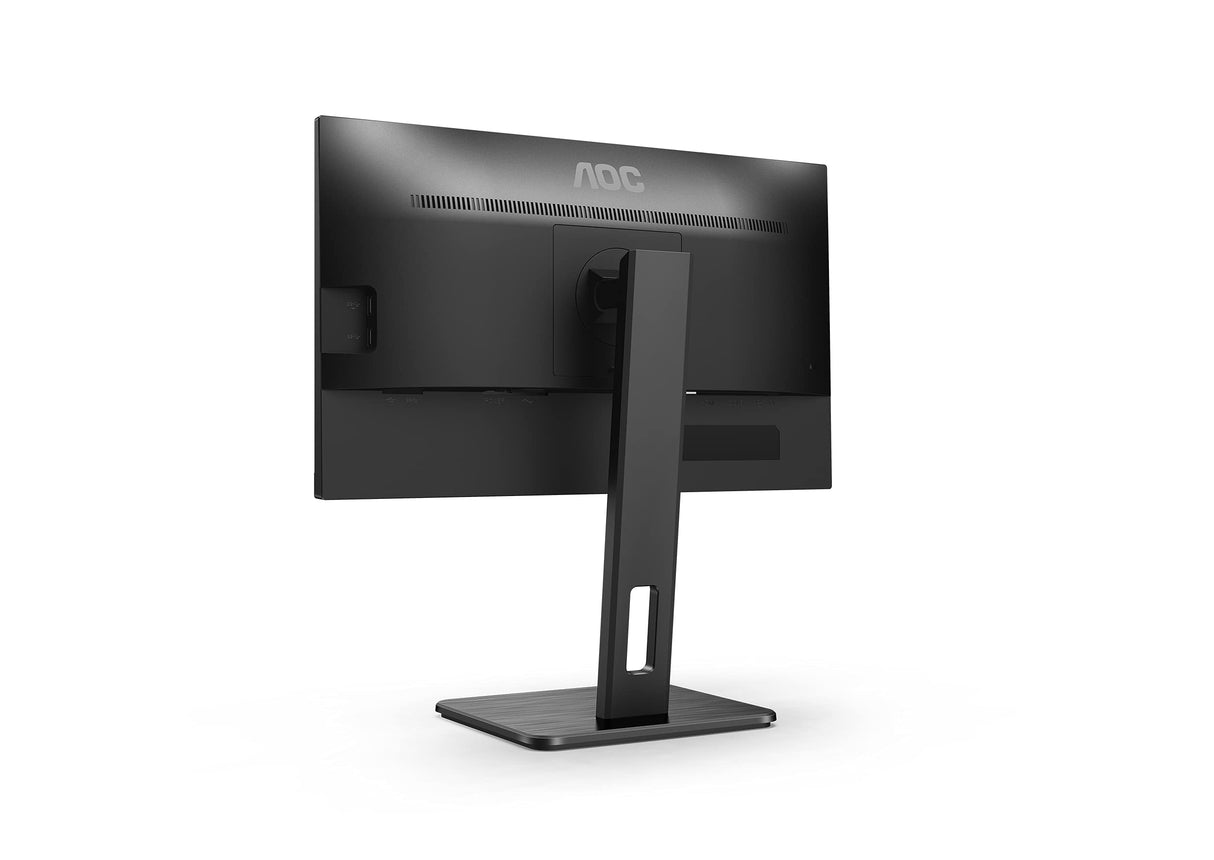 AOC 22P2DU - Monitor FHD de 22 Pulgadas, Altura Regulable (1920 x 1080, 75 Hz, VGA, DVI, HDMI, USB Hub), Color Negro