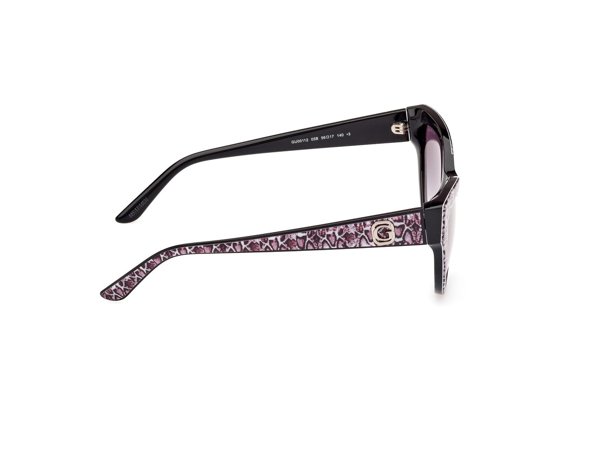 Guess GU0011205B57 Gafas, 05b Shiny Black, 140/17/42,5 para Mujer
