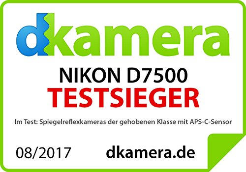 Nikkon D7500 - Cámara réflex digital de 20.9 Mp (pantalla LCD 3.2", 4K/UHD, SnapBridge, Bluetooth, Wifi), color negro - solo cuerpo