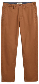 GANT Chino de Sarga Regular Pantalón, Nogal Tostado, 33W x 34L para Hombre