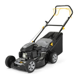 Alpina Cortacésped de Gasolina AL5 46 SA, Ancho de Corte 46 cm, Motor de 139 CC (2200 W) con tracción Posterior, hasta 1200 m², Bolsa de Recogida de 60 l, Altura de Corte Regulable en 6 Posiciones