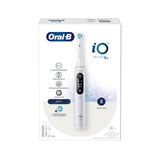 Oral-B iO Series 6 - Cepillo de dientes eléctrico, 2 cabezales de cepillo, 5 modos de cepillado para el cuidado dental, regalo de San Valentín para él o ella, pantalla y estuche de viaje, diseñado por