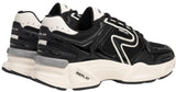 REPLAY Destiny W Fine, Zapatillas Mujer, 008 Blanco y Negro, 37 EU