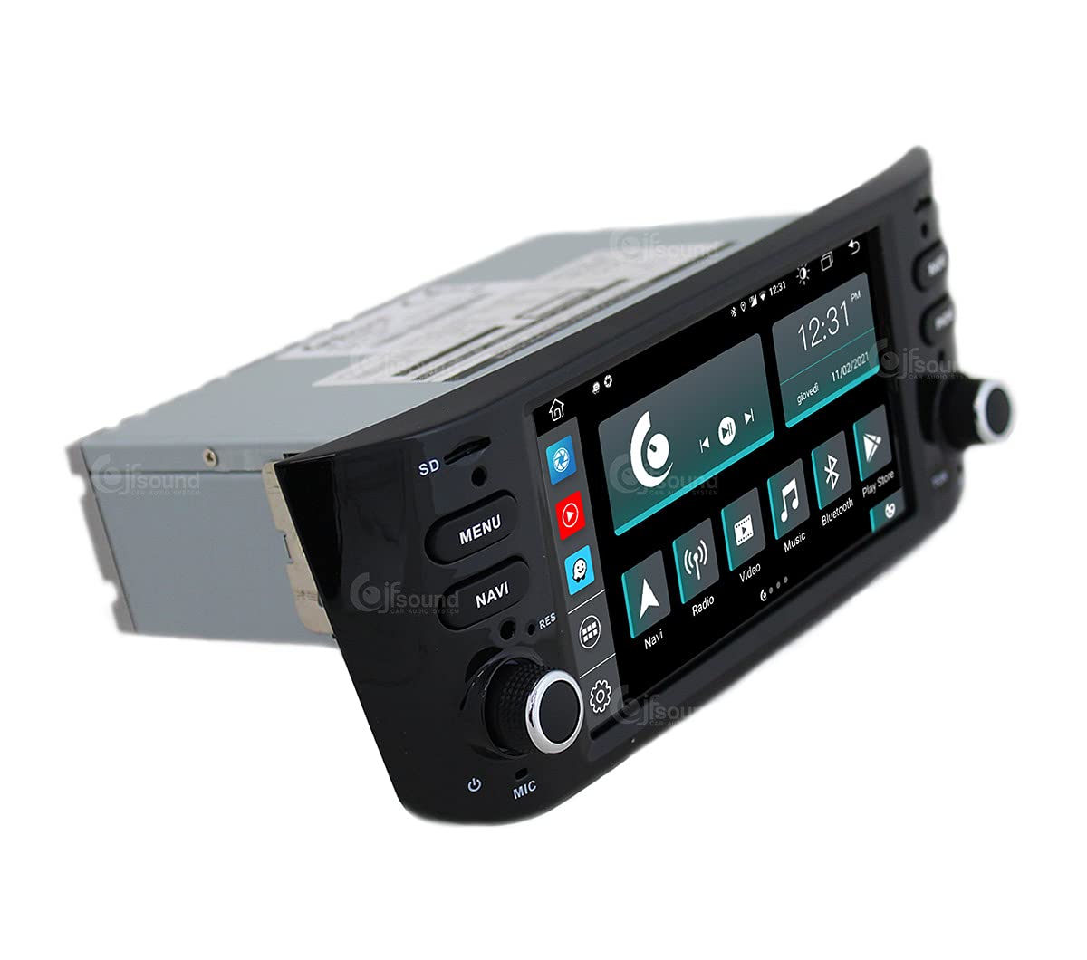 Autorradio de Ajuste Personalizado para Punto EVO Android GPS Bluetooth WiFi Dab USB Pantalla táctil Full HD 6,2" procesador de 8 núcleos y comandos de Voz