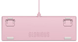 Glorious Gaming GMMK 2 Compact 65% - Teclado gaming mecánico, compacto TKL 65%, carcasa de aluminio, personalizable, keycaps dobles, switches Fox, RGB, distribuciones QWERTY estadounidense - Rosa